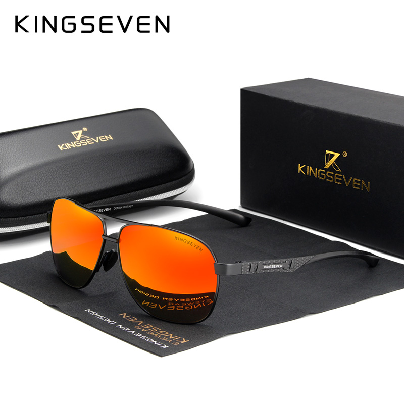 Sunglasses Aviator Polarized - KINGSEVEN Brand Men Sunglasses Polarized Aluminum