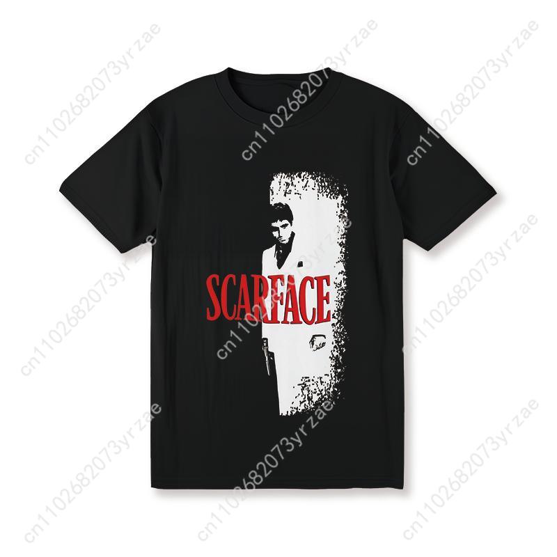 Linen Shirt Breathable - Scarface Retro Tshirt Man Woman High
