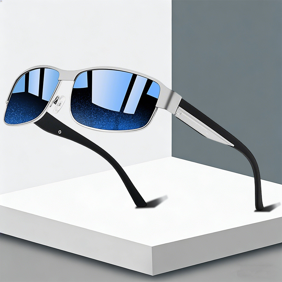 Sunglasses Aviator Polarized - Fashion Vintage Rectangle Sunglasses Men Women