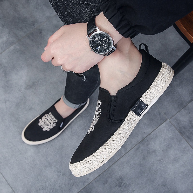 black Breathable shoes for man – обзор и цена Espadrille Slip On
