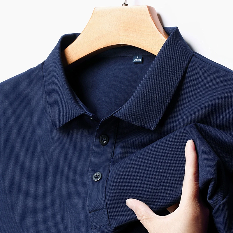 Men's Fashion Solid Short Slee – обзор и цена Polo Shirt Pique