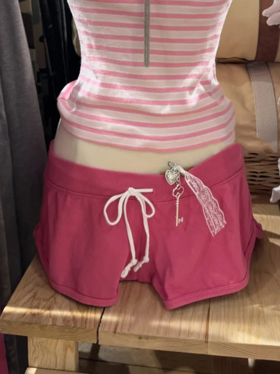 New Rose Pink Cotton Short Pan – обзор и цена Short Linen Drawstring