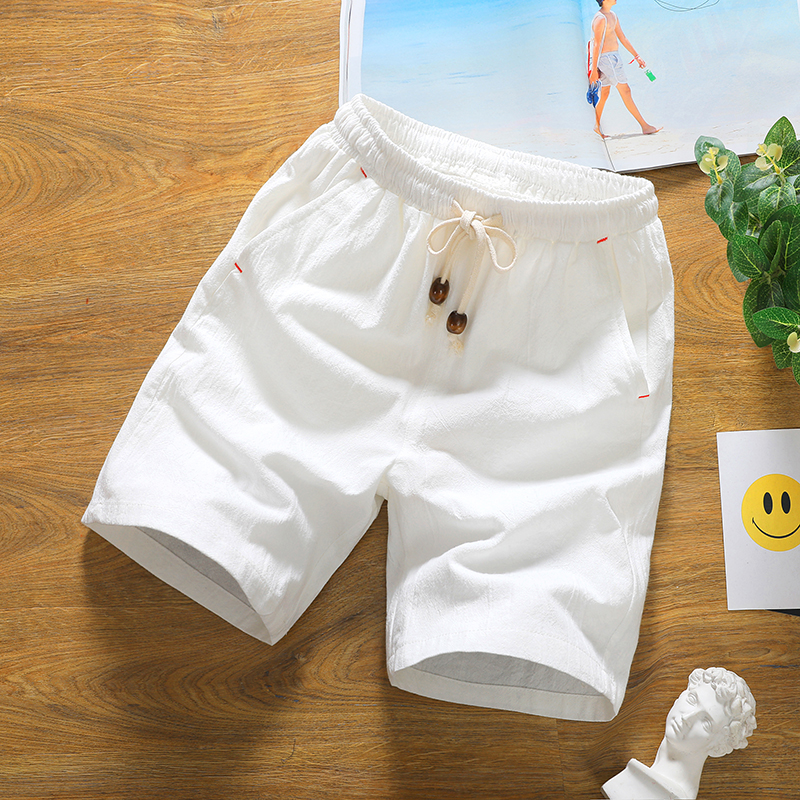 Brand men's summer fashion sol – обзор и цена Short Linen Drawstring