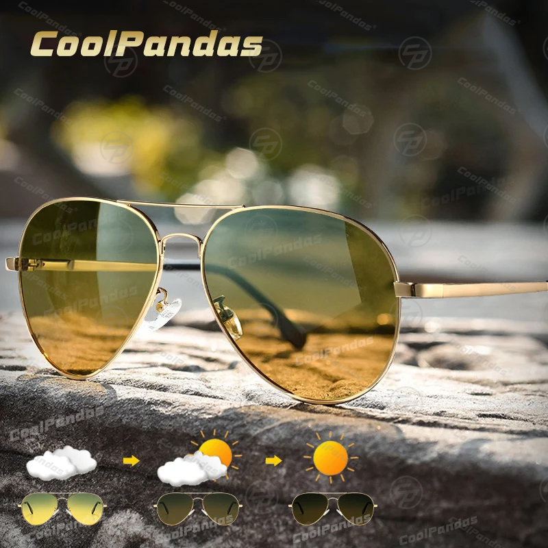 Photochromic Sunglasses Men Po – обзор и цена Sunglasses Aviator Polarized