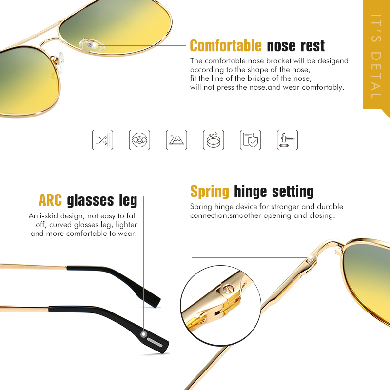 Photochromic Sunglasses Men Po – обзор и цена Sunglasses Aviator Polarized