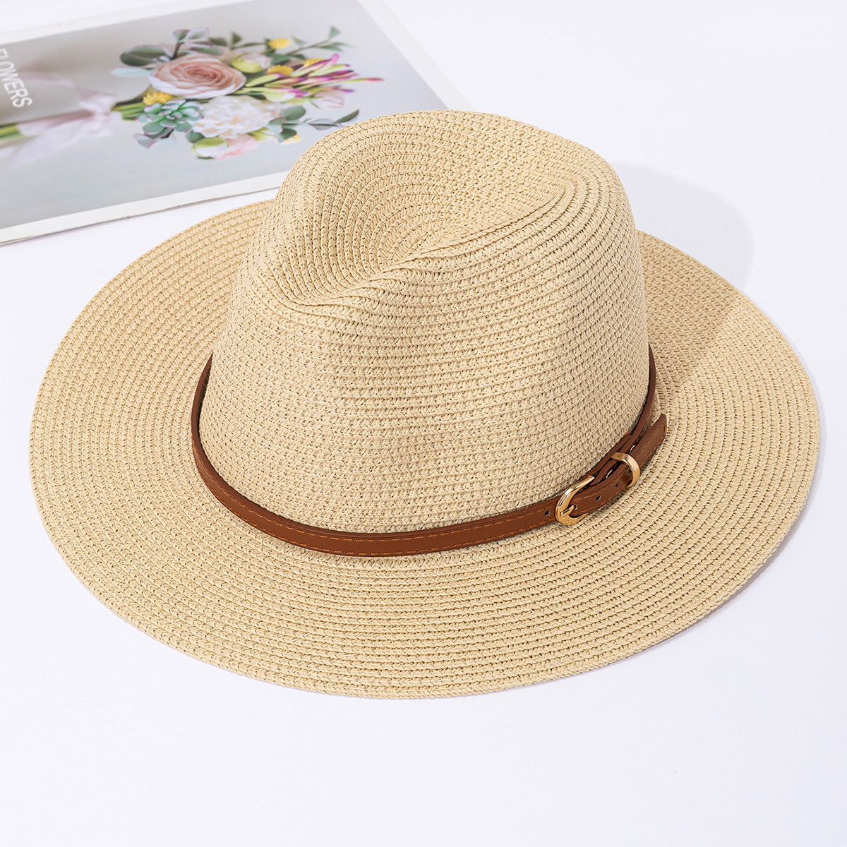 Panama straw hat, female jazz  – обзор и цена Bucket Hat Straw