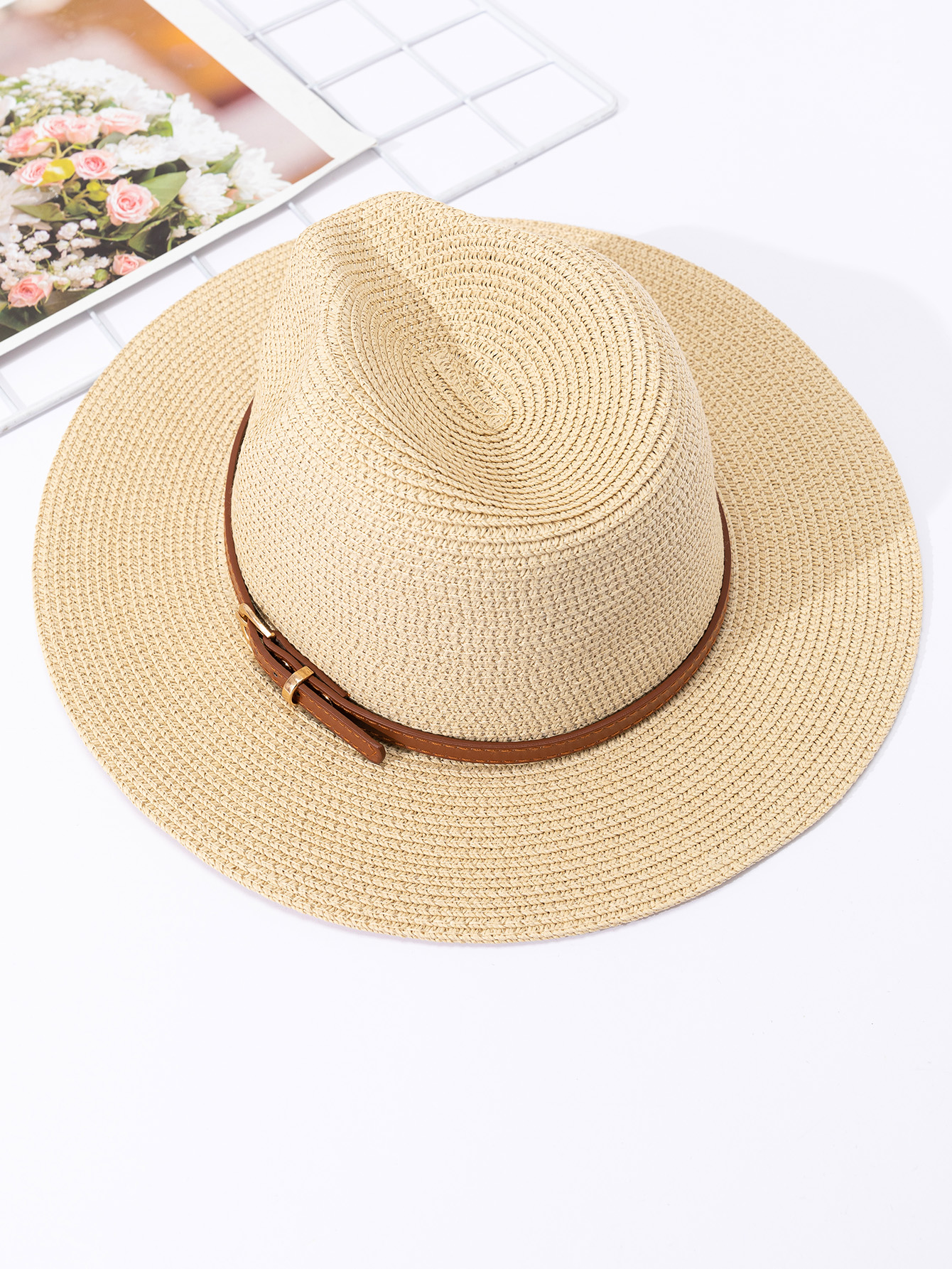 Panama straw hat, female jazz  – обзор и цена Bucket Hat Straw