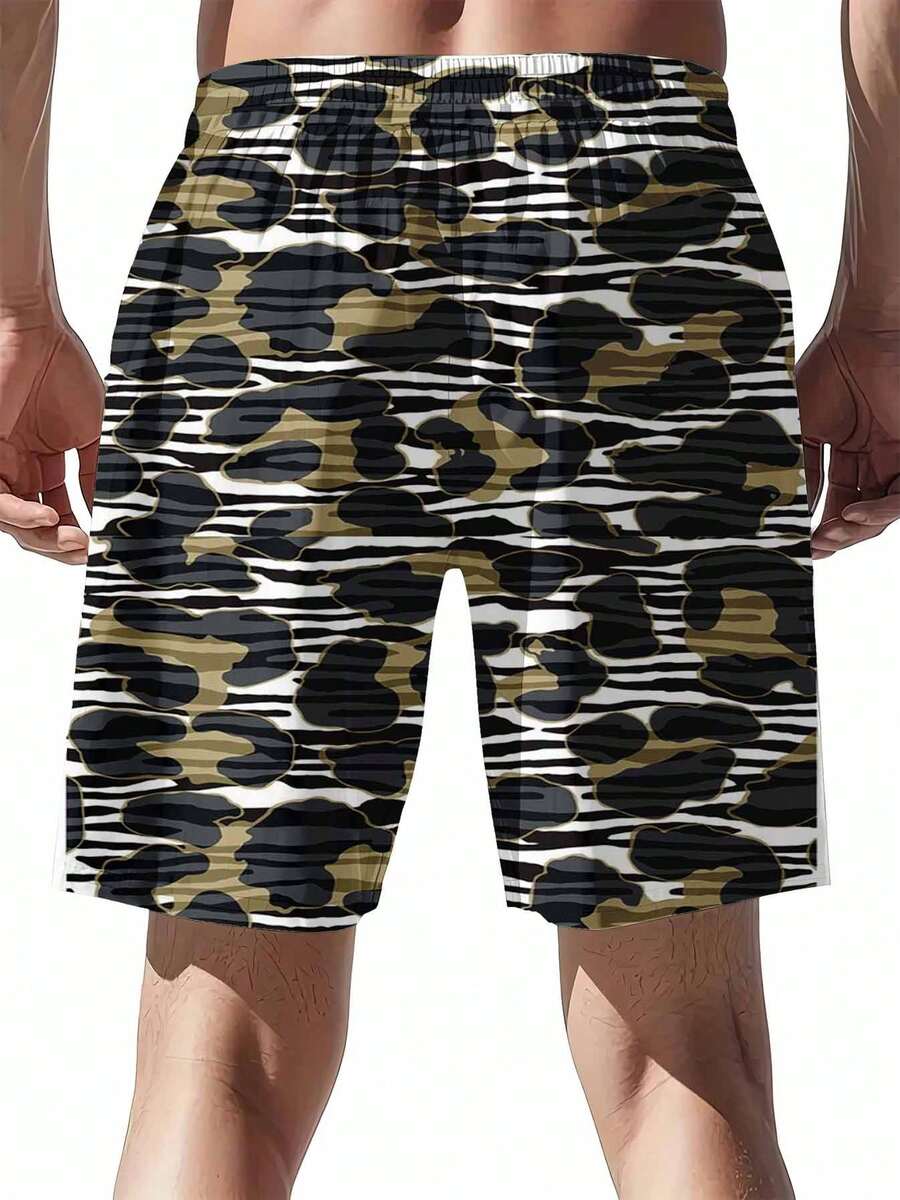 Mens Camouflage Print Swim Tru – обзор и цена Swim Trunk Quick Dry