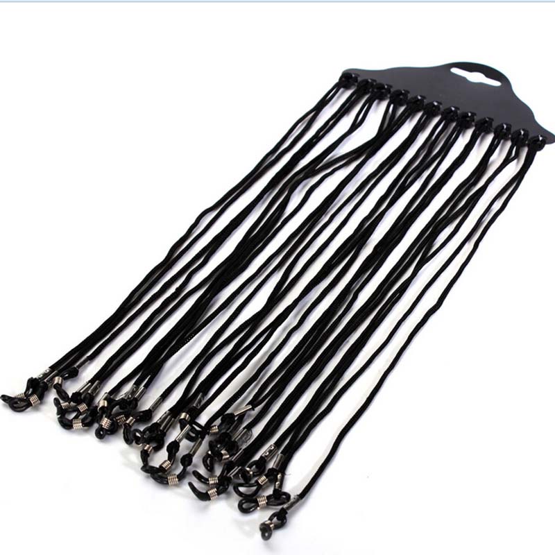 12pcs/set Black Nylon Cord Eye – обзор и цена Sunglass Retainer Cord
