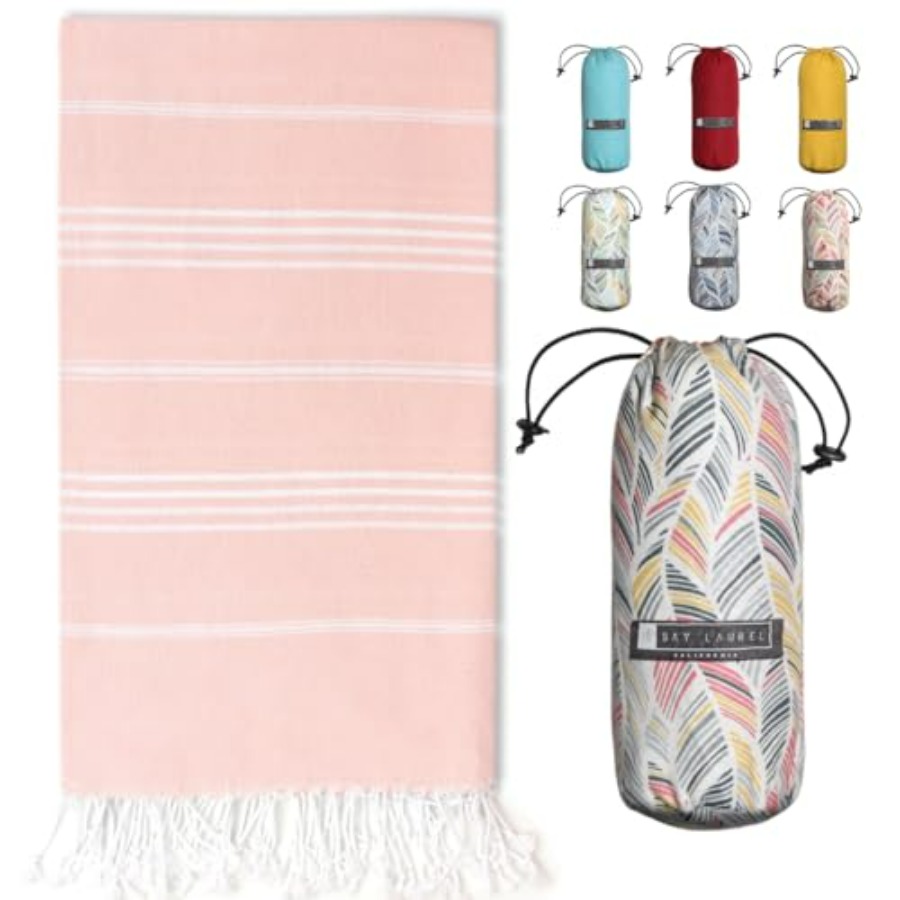 Turkish Beach Towel with Trave – обзор и цена Beach Towel Large