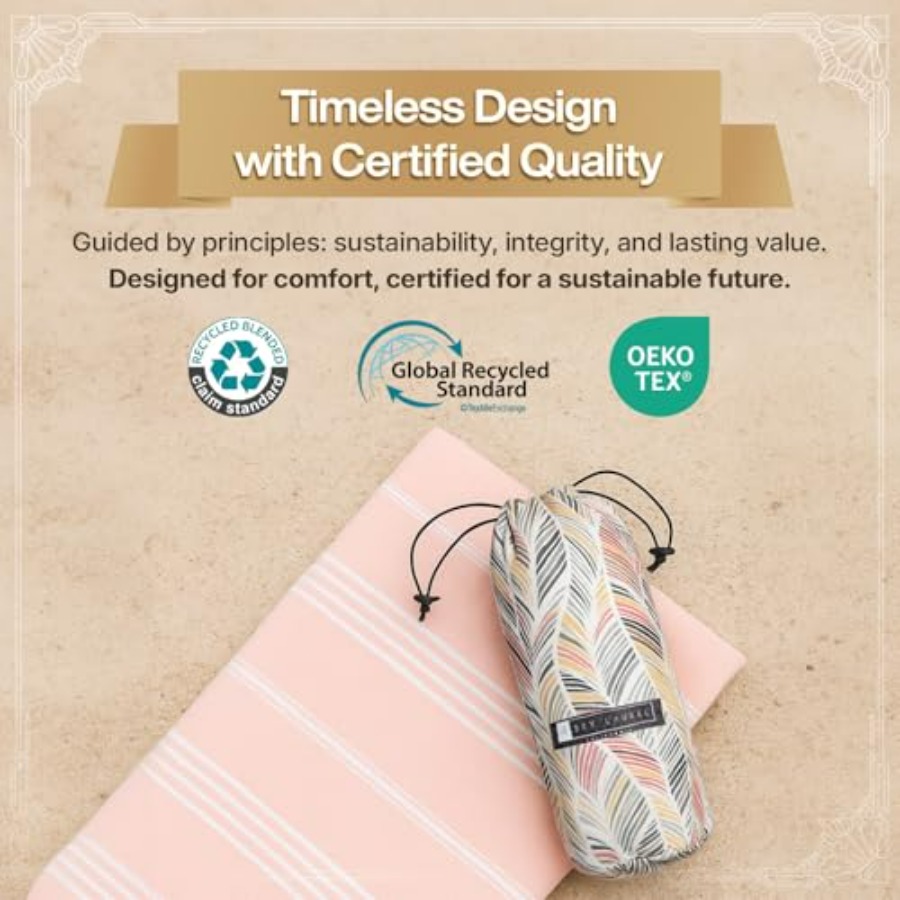 Turkish Beach Towel with Trave – обзор и цена Beach Towel Large