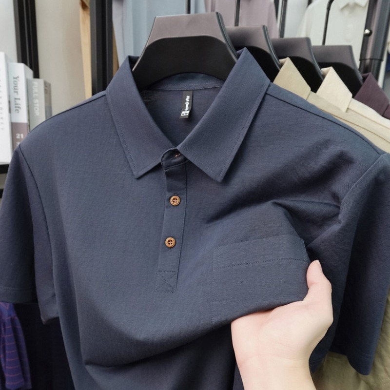 2026 New Men's Short Sleeve Po – обзор и цена Polo Shirt Pique