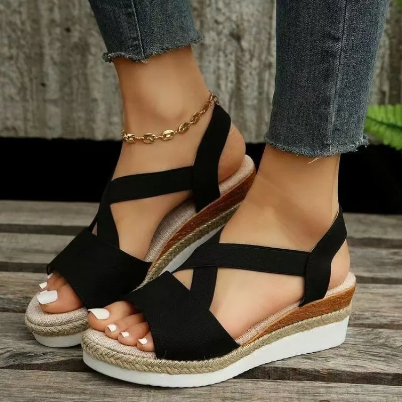 Women's Platform Wedge Sandals – обзор и цена Espadrille Slip On