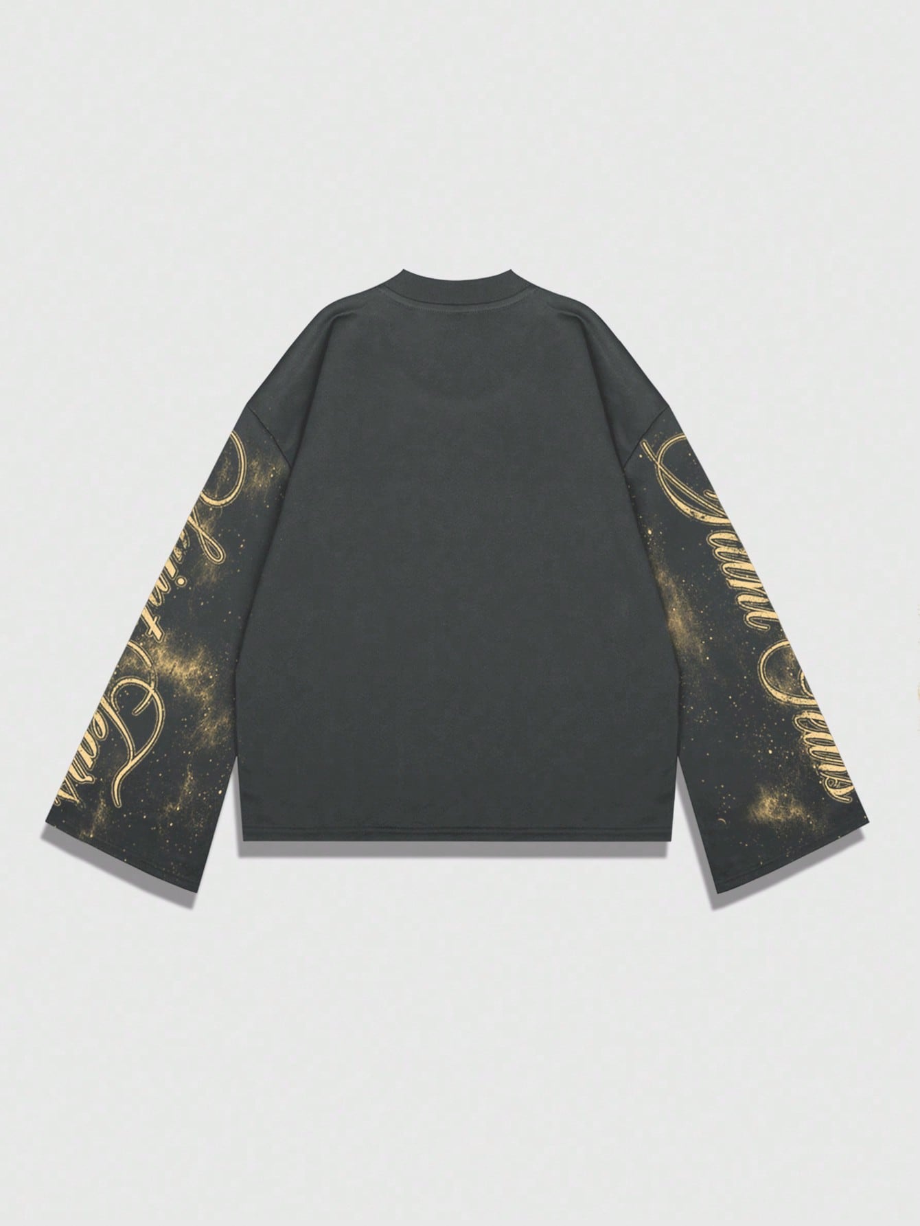 Men's Oversized Long Sleeve Gr – обзор и цена Tee Graphic Print