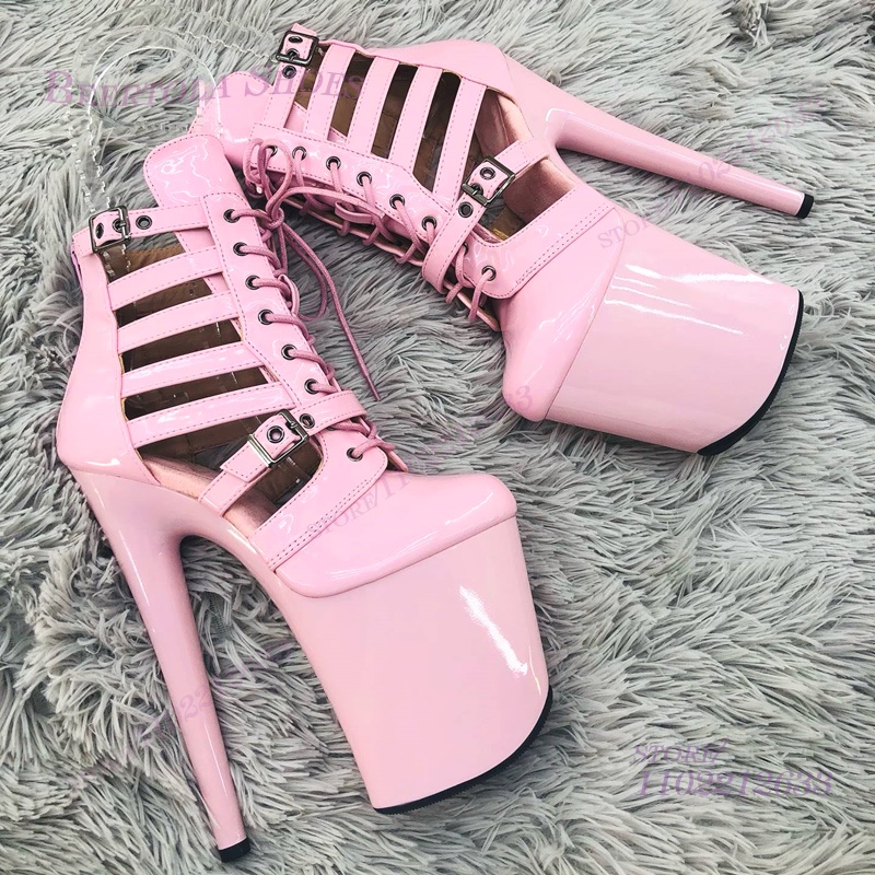Pink Patent Leather Striped Ho – обзор и цена Casual Sandal Leather