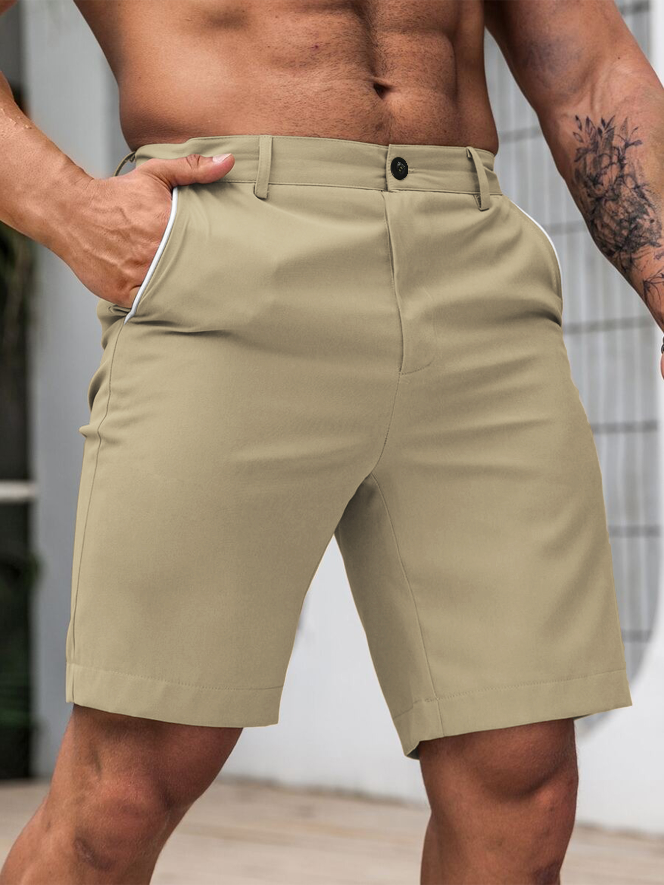 Men Fashion Slim Fit Chino Sho – обзор и цена Shorts Chino Slim
