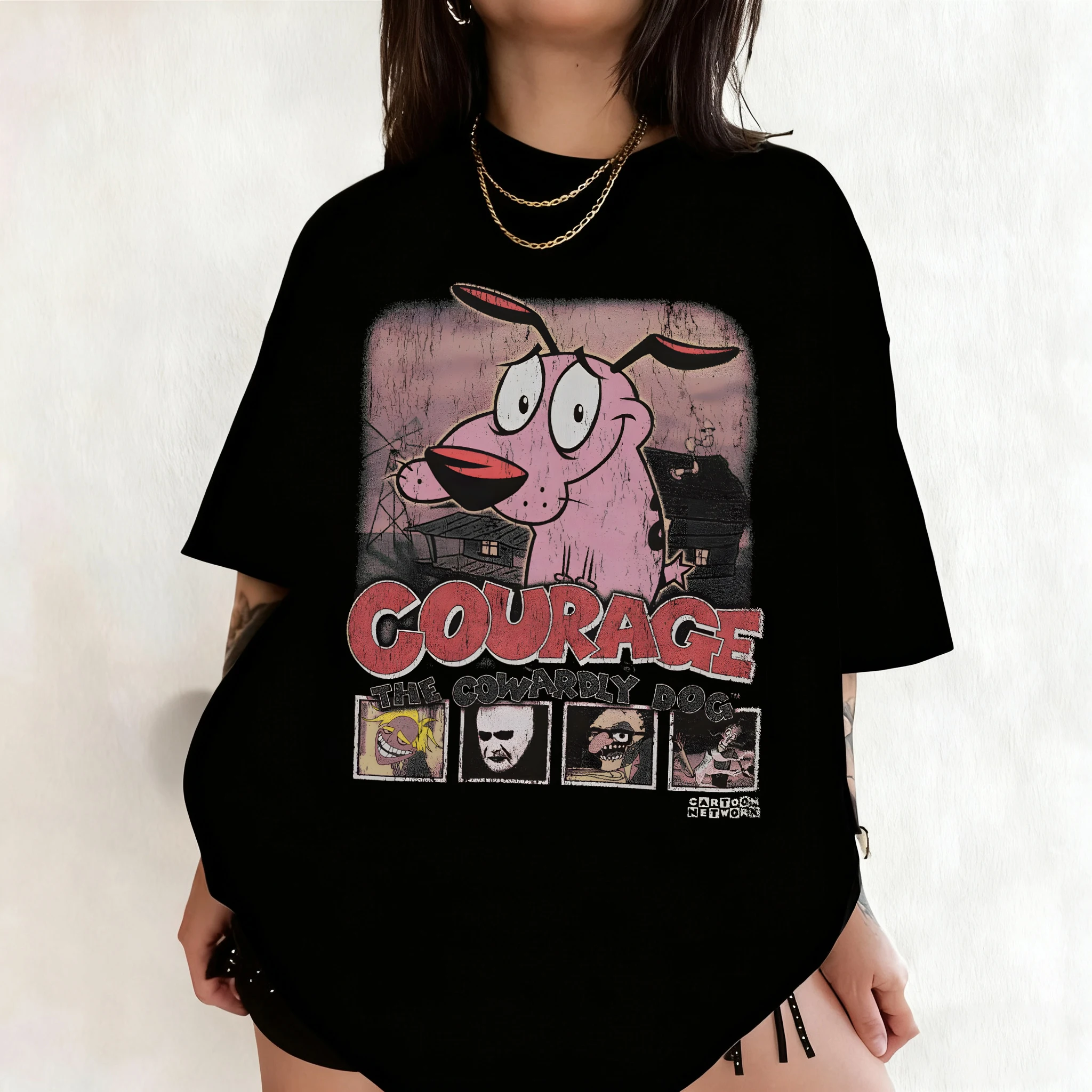 Summer Vintage Courage The Cow – обзор и цена Tee Graphic Print