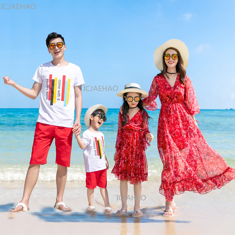 Look Family Matching Red Cloth – обзор и цена Resort Shirt Floral