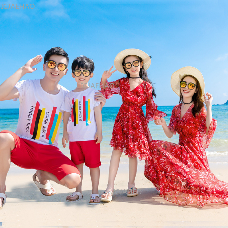 Look Family Matching Red Cloth – обзор и цена Resort Shirt Floral