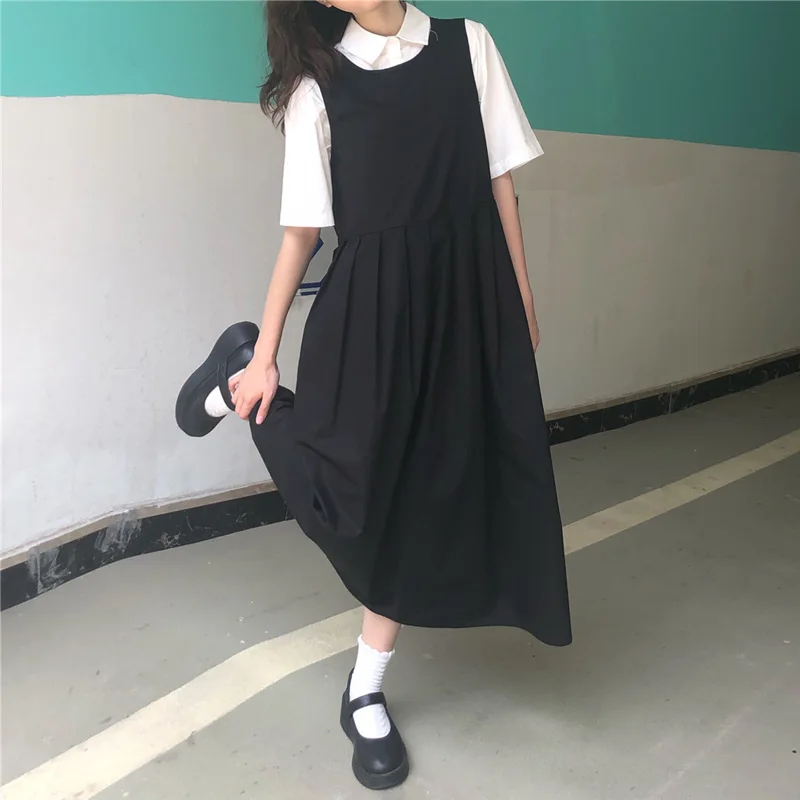 Two Piece Sets Women Japanese  – обзор и цена Shirt Camp Collar