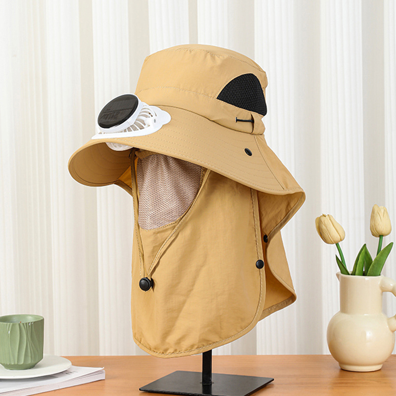 Men Solar Fan Hat Wide Brim UP – обзор и цена Bucket Hat Straw