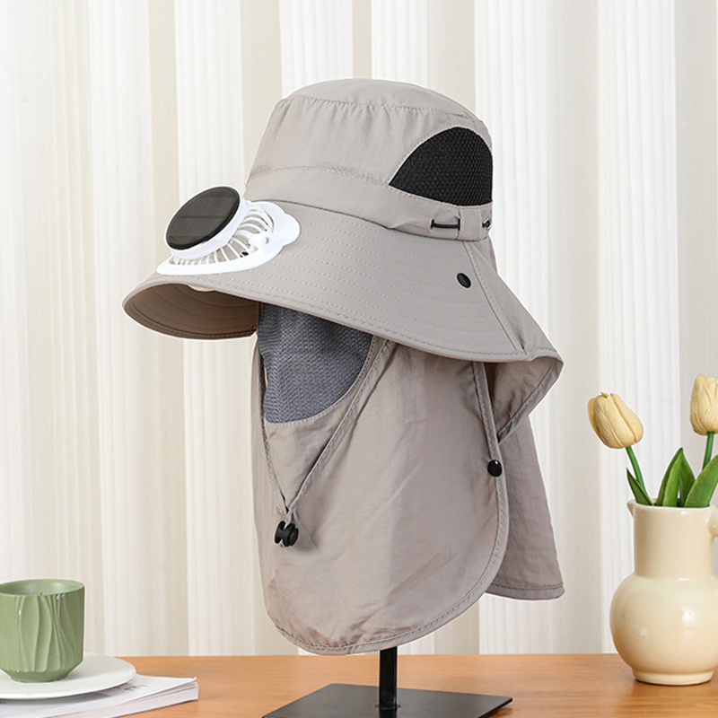 Men Solar Fan Hat Wide Brim UP – обзор и цена Bucket Hat Straw