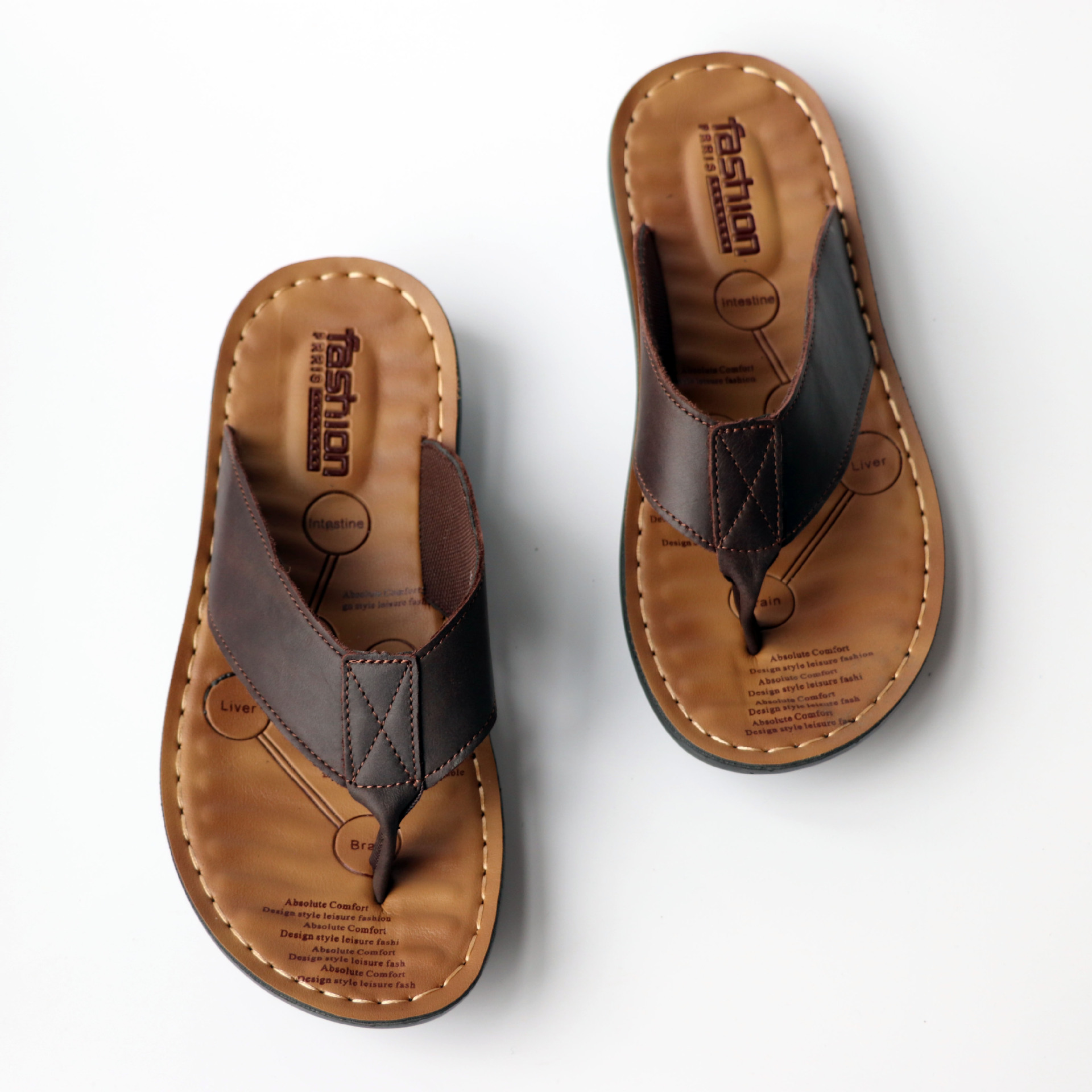 2026 Shoes Leather Men's Flip  – обзор и цена Flip Flop Leather Men
