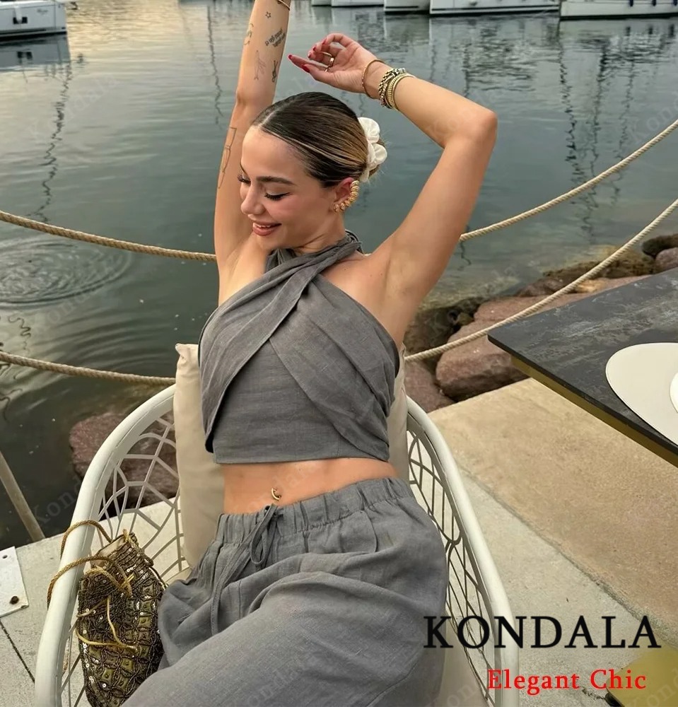 KONDALA Sexy Casual Crossover  – обзор и цена Short Linen Drawstring