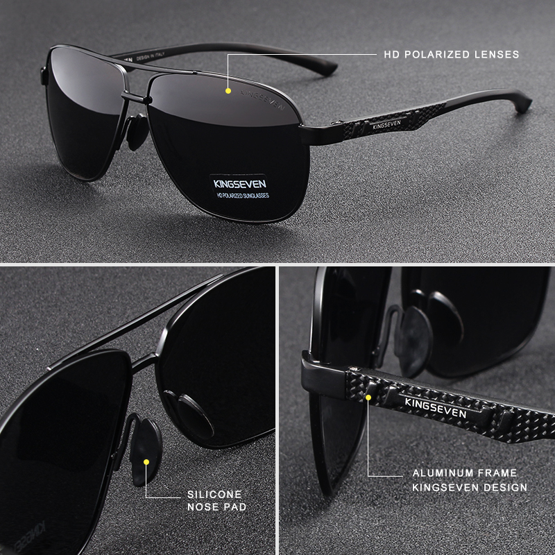 KINGSEVEN Brand Men Sunglasses – обзор и цена Sunglasses Aviator Polarized