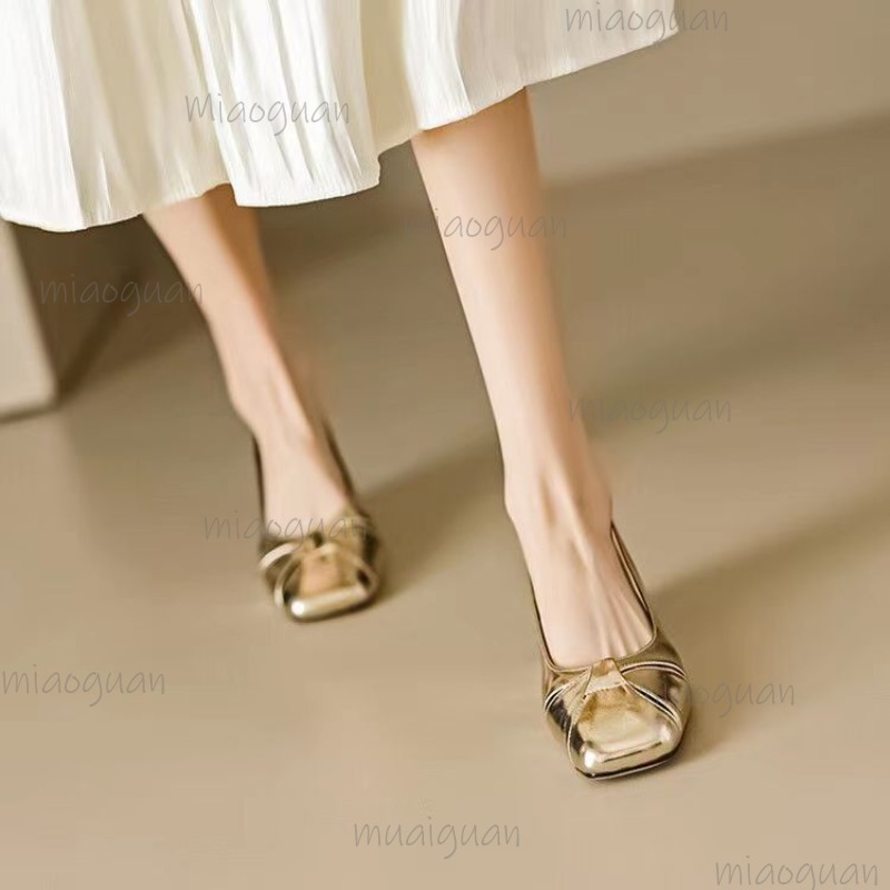 Cover Toe Low Heel Pumps Women – обзор и цена Casual Sandal Leather
