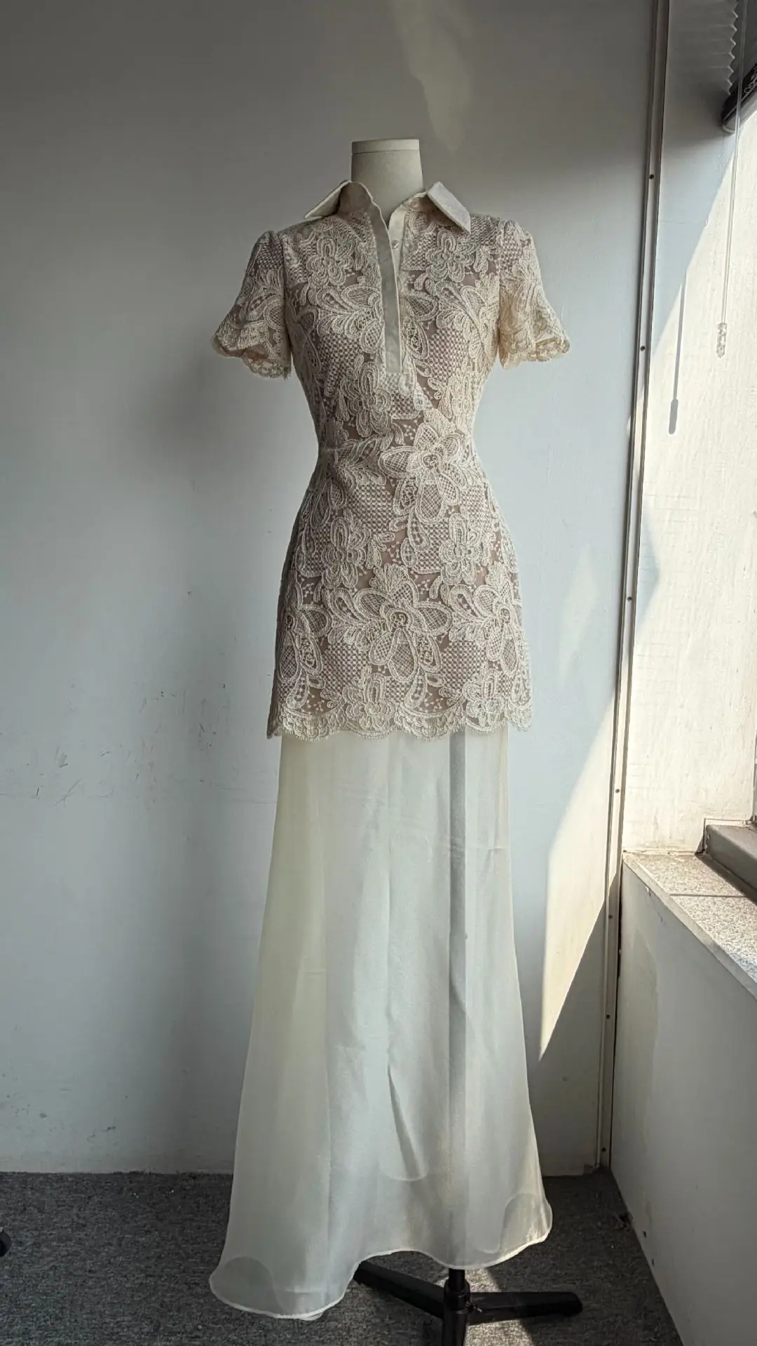 Vintage High Collar Short Slee – обзор и цена Resort Shirt Floral