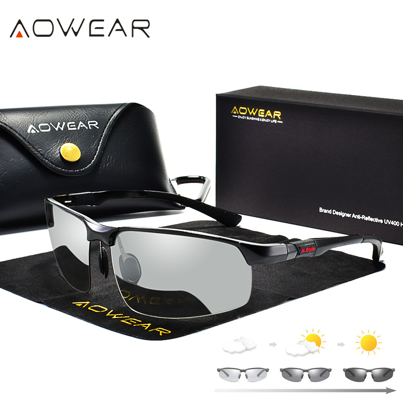 AOWEAR Photochromic Sunglasses – обзор и цена Sunglasses Aviator Polarized