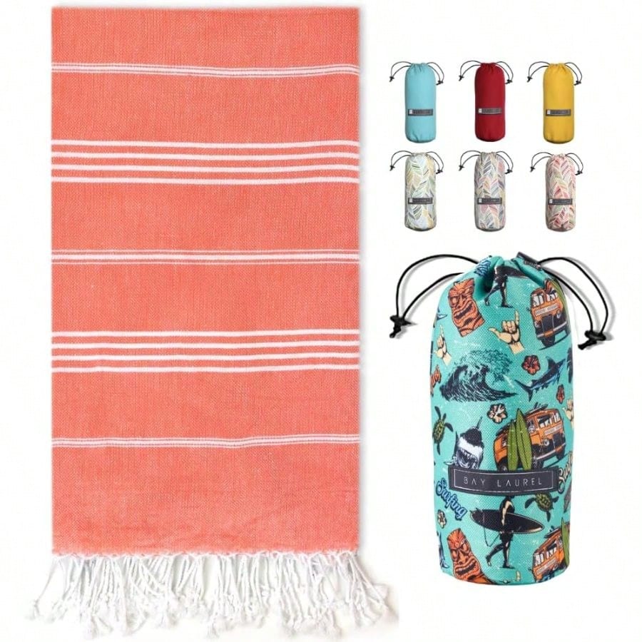 Turkish Beach Towel With Trave – обзор и цена Beach Towel Large