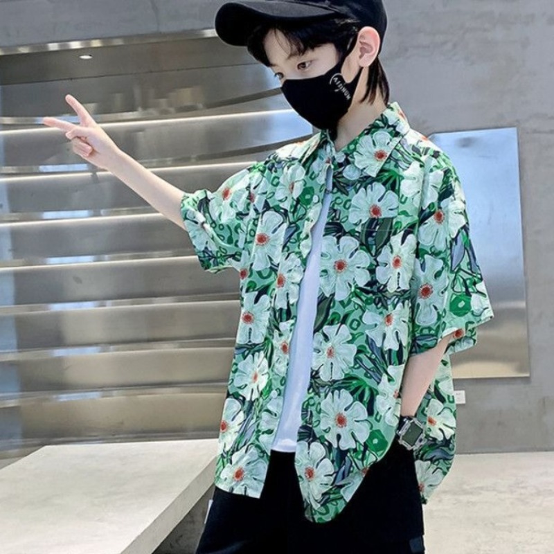 Boys' Floral Shirt Summer Set  – обзор и цена Resort Shirt Floral