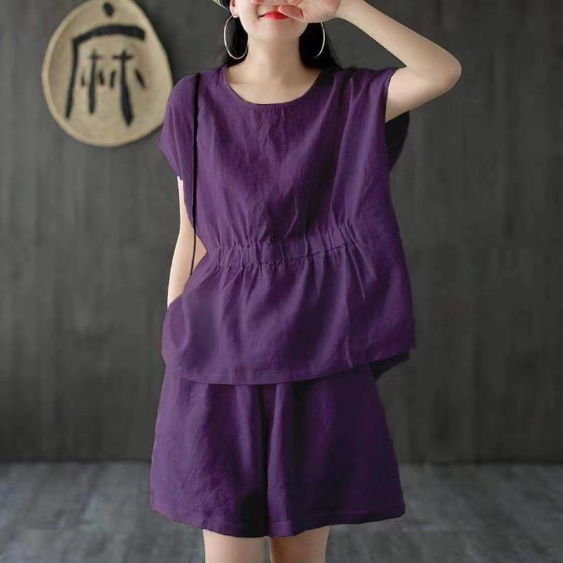 Linen casual solid color two-p – обзор и цена Linen Shirt Breathable
