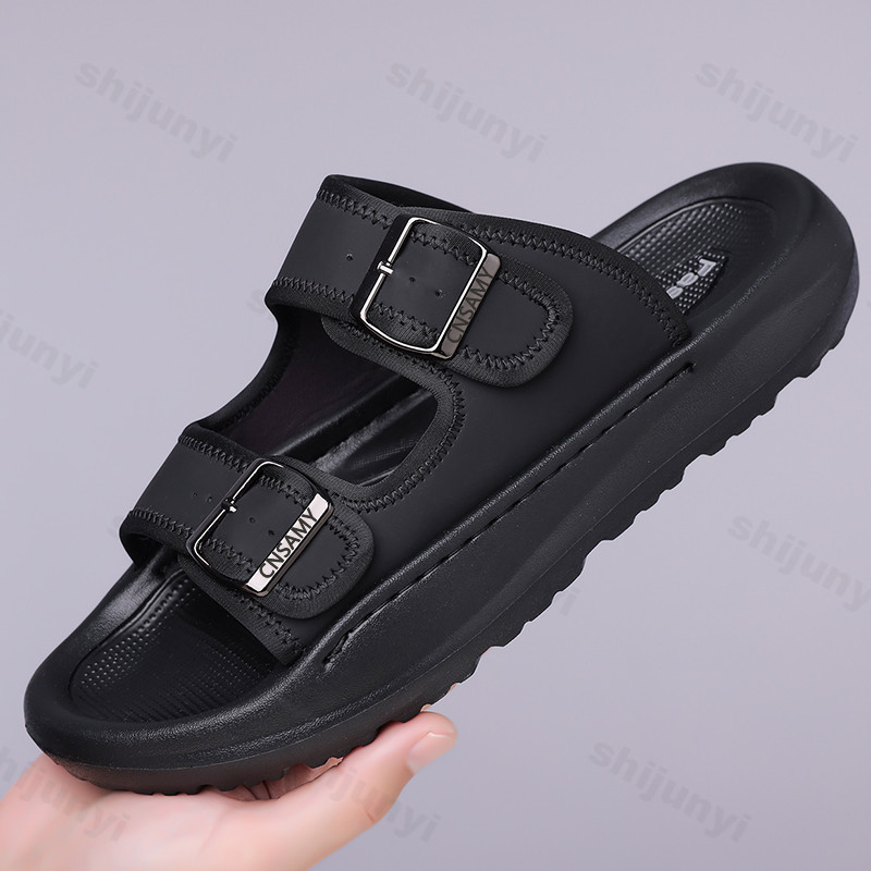 Men's Slippers 2025 Summer Bre – обзор и цена Flip Flop Leather Men