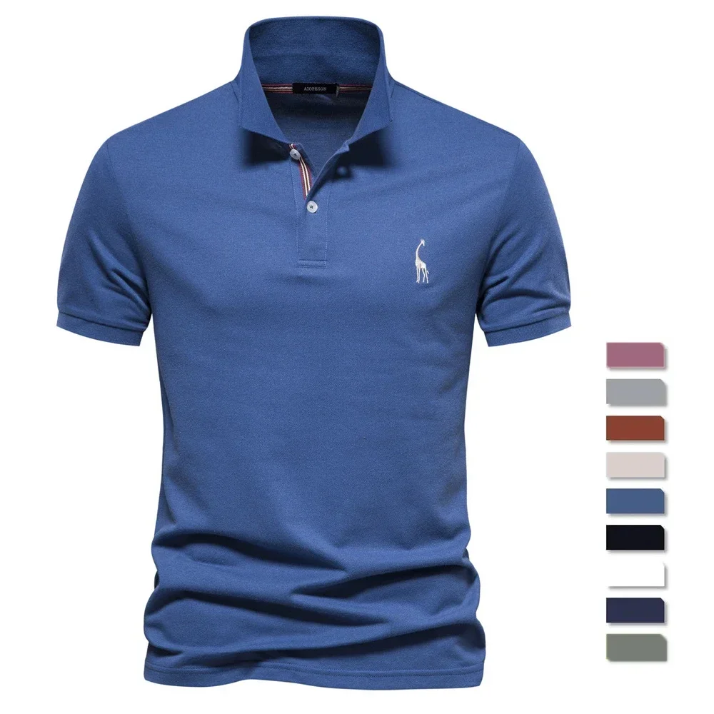 Summer High-quality Cross-bord – обзор и цена Polo Shirt Pique