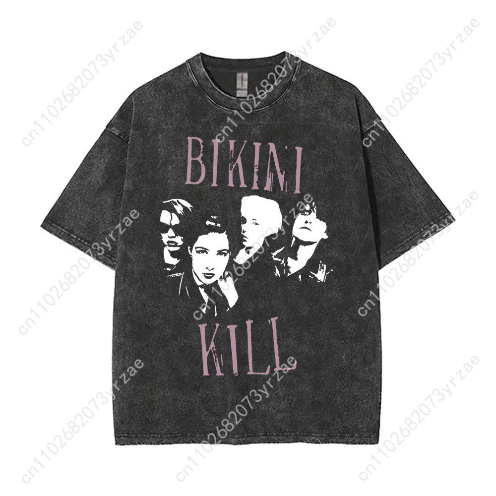 Bikini Kill Retro Wash Tshirt  – обзор и цена Linen Shirt Breathable