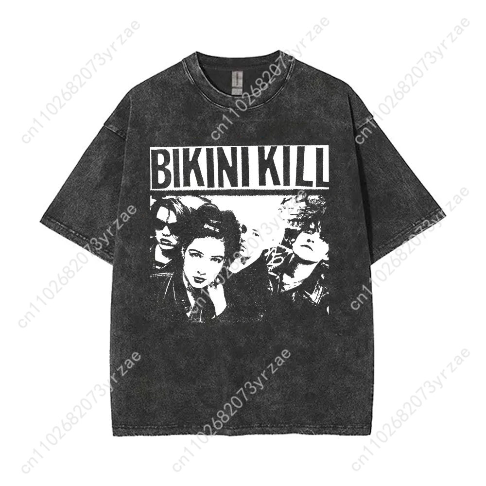 Bikini Kill Retro Wash Tshirt  – обзор и цена Linen Shirt Breathable