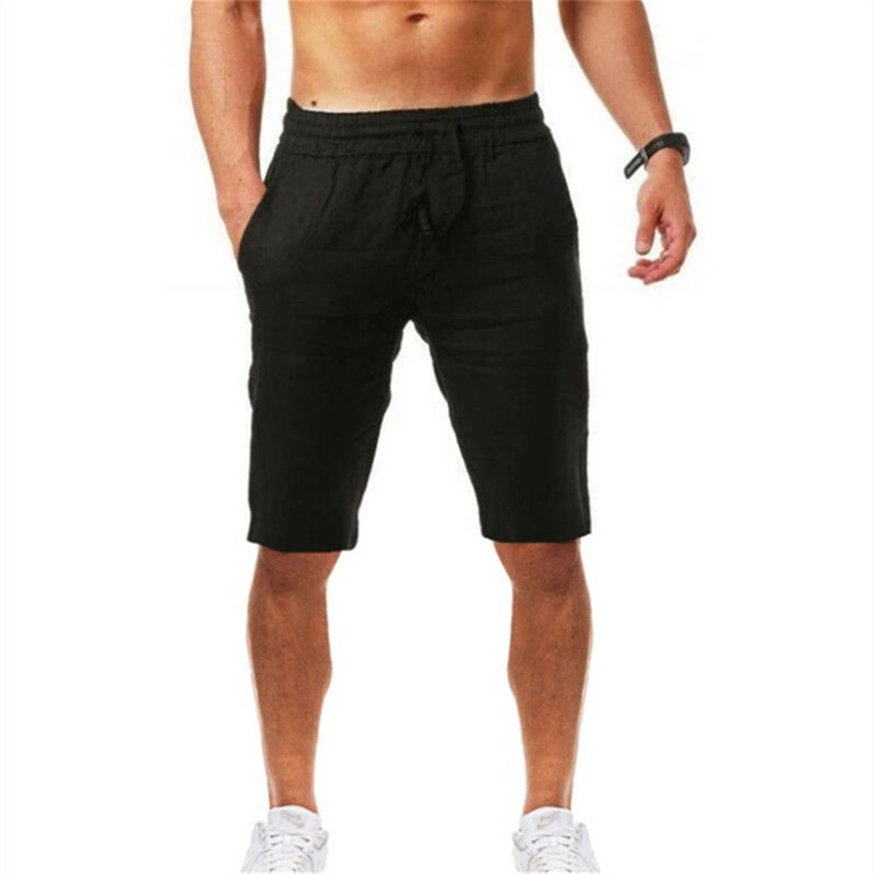 2026 Summer Men's Shorts Cotto – обзор и цена Short Linen Drawstring
