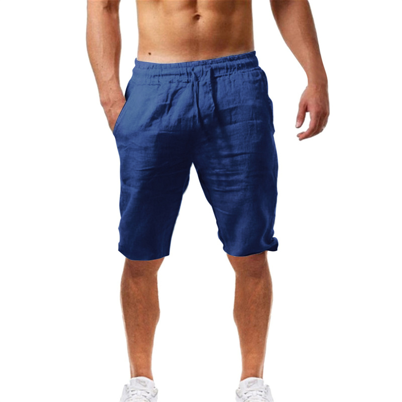 2026 Summer Men's Shorts Cotto – обзор и цена Short Linen Drawstring