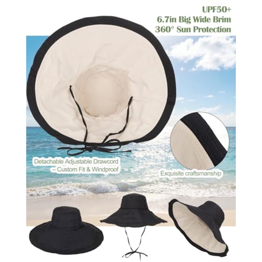 Extra Wide-Brim Sun Hats Women – обзор и цена Packable Hat Nylon
