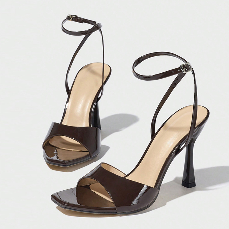 Liyke New Fashion Square Open  – обзор и цена Casual Sandal Leather