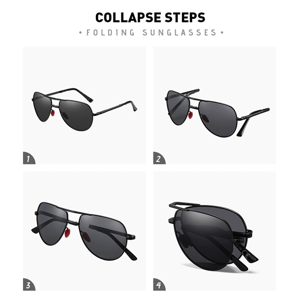 VIVIBEE Metal Pilot Black Fold – обзор и цена Sunglasses Aviator Polarized