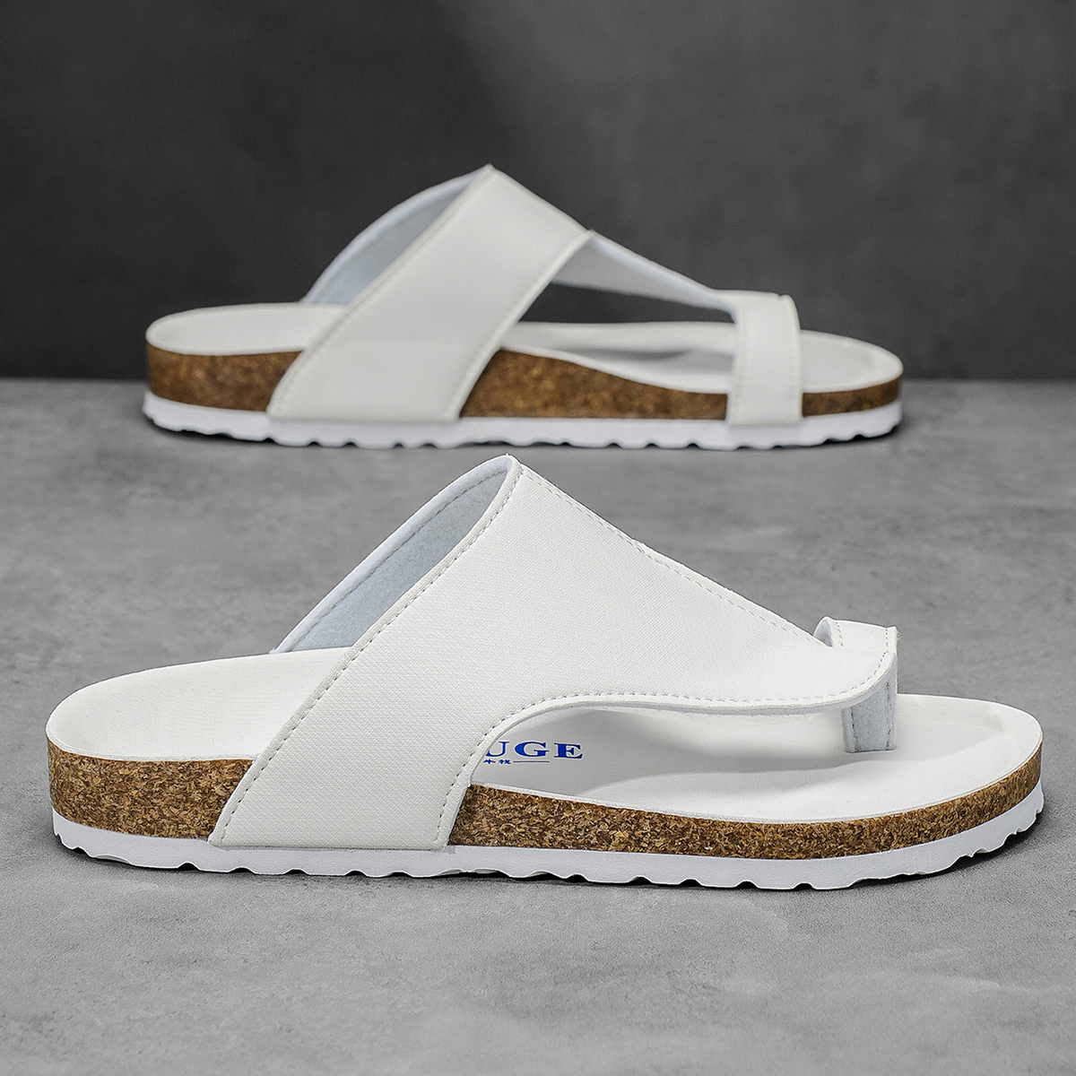Big Size 48 49 Cork Slippers M – обзор и цена Flip Flop Leather Men