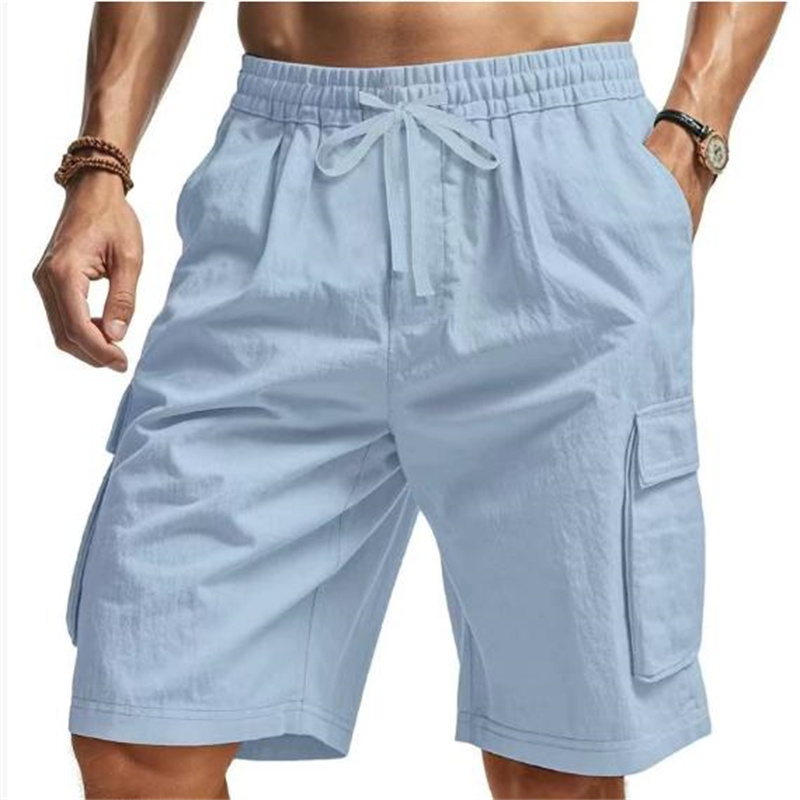 New Multi-Pocket sweatpants Me – обзор и цена Short Linen Drawstring