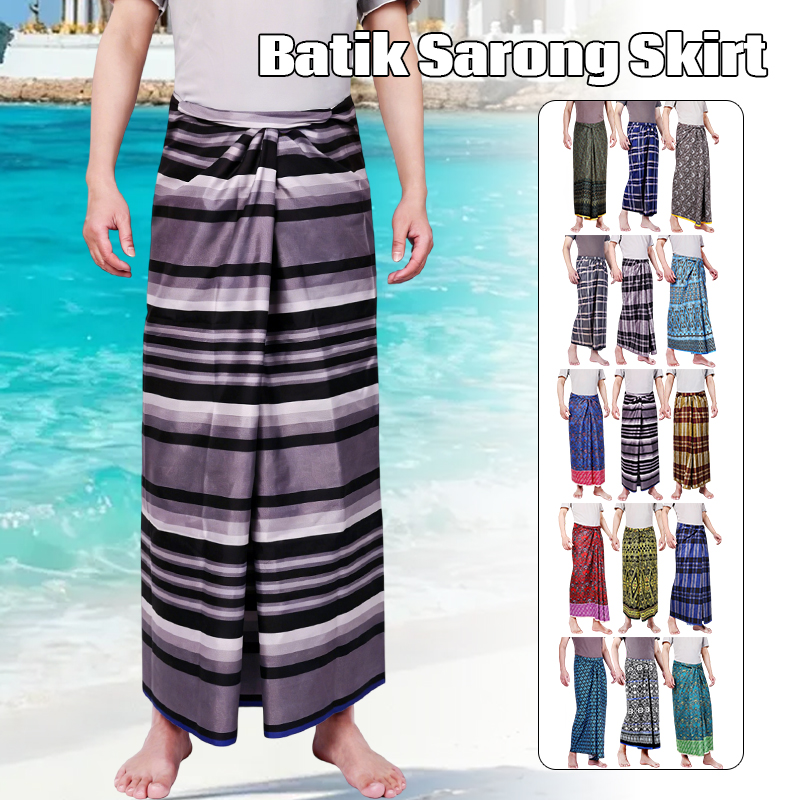 Men Women Batik Sarong Skirt E – обзор и цена Sarong Men Wrap