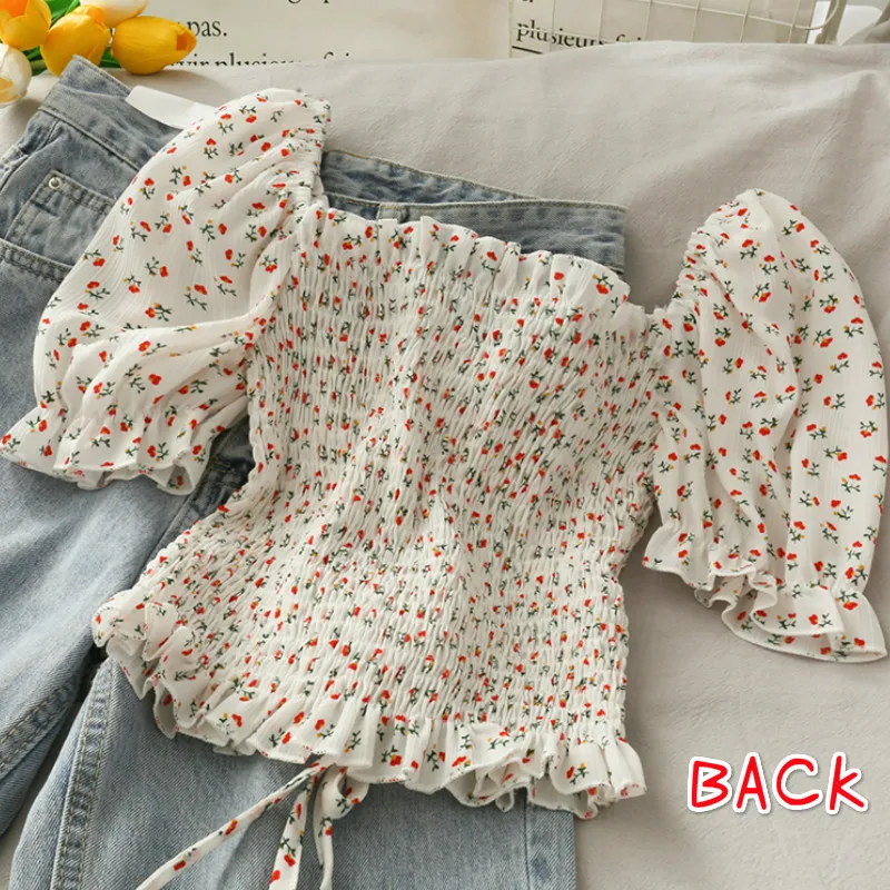 Blouses Shirts Women Floral Dr – обзор и цена Short Linen Drawstring