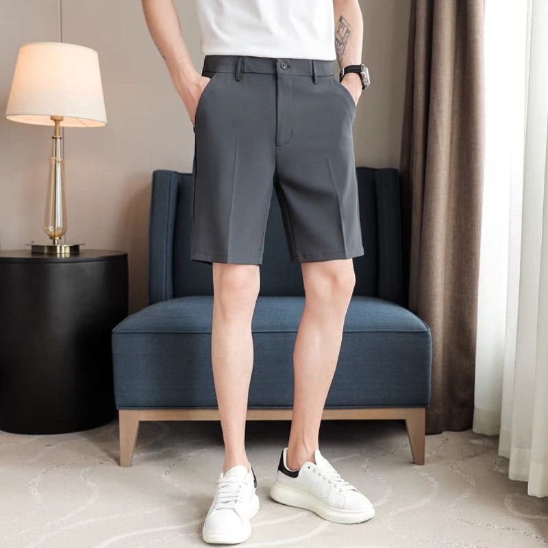 Men's Slim Fit Suit Shorts Sum – обзор и цена Shorts Chino Slim
