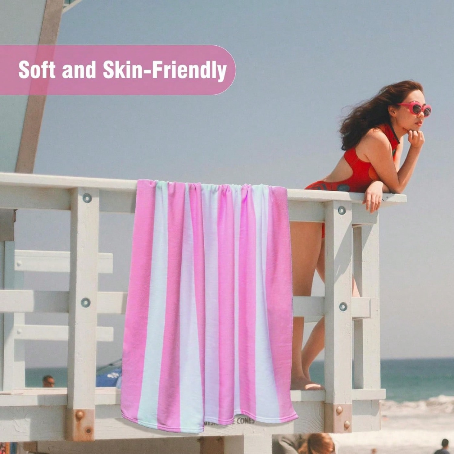 1 PC Large Oversized Beach Tow – обзор и цена Beach Towel Large